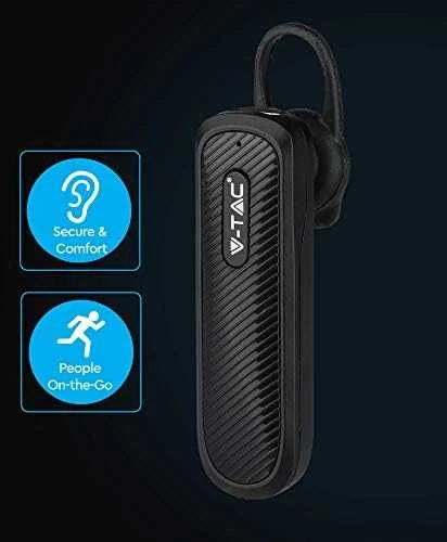 Bluetooth ausinės, 70mAh, juodos sp.