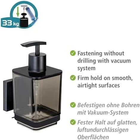 Wenko QUADRO sieninis dozatorius, montavimas be gręžimo