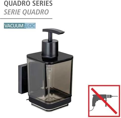 Wenko QUADRO sieninis dozatorius, montavimas be gręžimo
