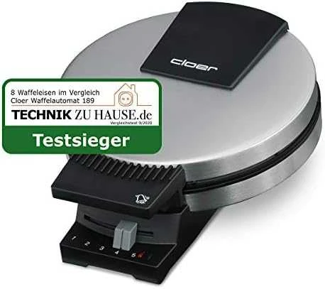 Vaflinė Elektrinė čirvinių blynų keptuvė Cloer 0189, Ø 20 cm, 930 W