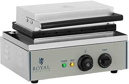 Royal Catering TEFLON vaflinė vafliams ant pagaliuko ir kukurūzų šunims