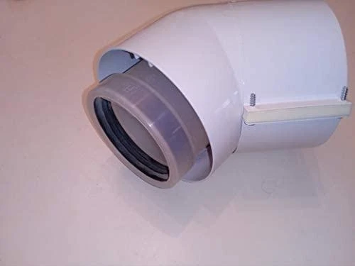 Vaillant dūmtraukio alkūnė 45°, d. 80/125 mm sistemai, kondensaciniam katilui, 2 vnt.