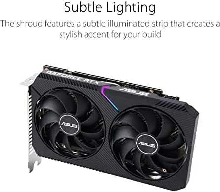 Vaizdo plokštė Asus Dual GeForce RTX 3050 V2 OC Edition 8GB GDDR6