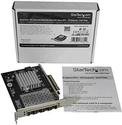 StarTech PCIE CARD 4 PORT SFP+/LWL (10GBIT ETHERNET)