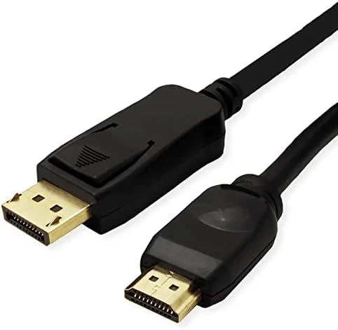 DisplayPort į HDMI laidas su paauksuotomis jungtimis