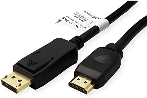DisplayPort į HDMI laidas su jungtimis