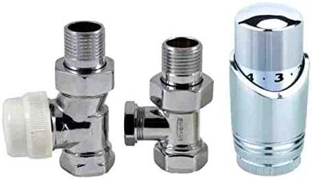 Invena Rinkinys termostatyczny prosty chrom 1/2'' (CD-79-P15)