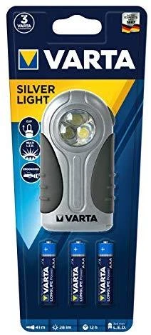 Varta LED Sidabrinis Light 3AAA Universalus žibintuvėlis