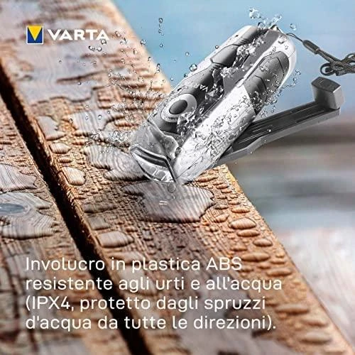 Varta Dynamo Light LED Rankinis žibintuvėlis Juoda, Pilka