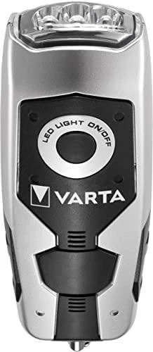 Varta Dynamo Light LED Rankinis žibintuvėlis Juoda, Pilka