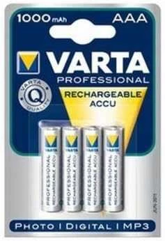 Įkraunami Elementai Varta AAA R03 1000 mAh 5703 4 vnt.