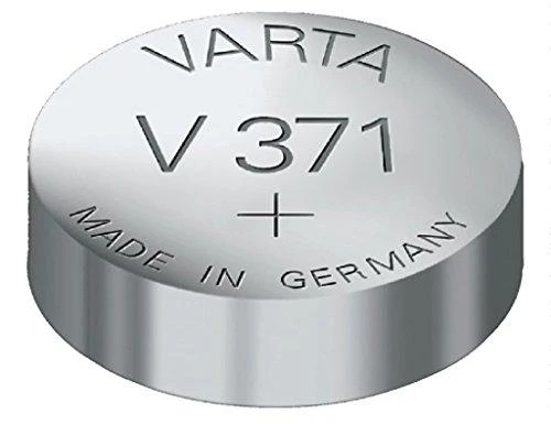 Varta V371 diskinė baterija su gamintojo ženklinimu