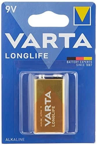 Baterija Varta Longlife 9V alkaline, 1 vnt