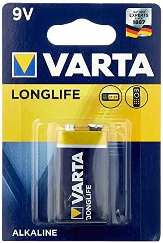 Baterija Varta Longlife 9V alkaline, 1 vnt
