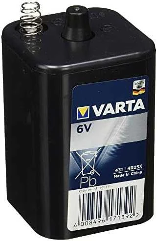 Varta 6V 4R25X baterija su spyruokliniu kontaktu