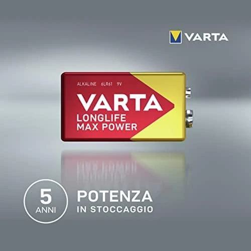 Varta MAX TECH Alkaline 9V Vienkartinė baterija Šarminis