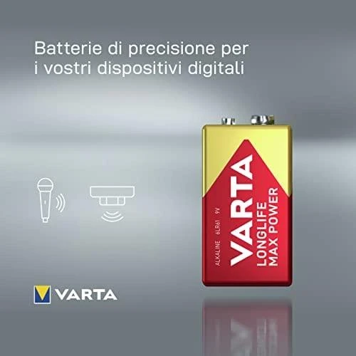 Varta MAX TECH Alkaline 9V Vienkartinė baterija Šarminis