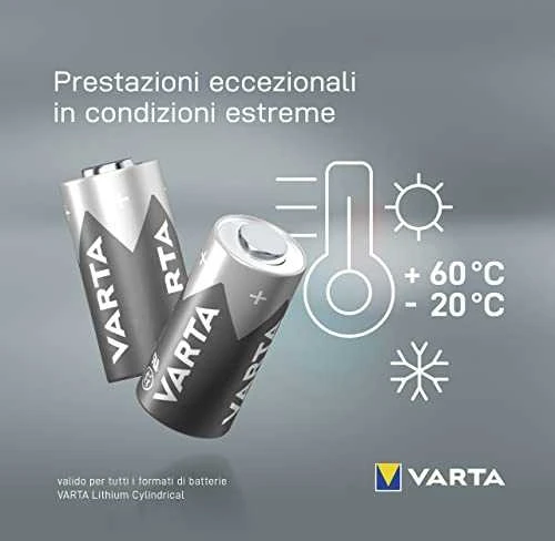 Varta Lithium CR2 3V 880mAh elementas 6206, 1 vnt.