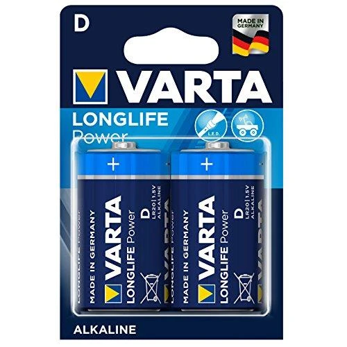 Varta Longlife Power LR20 D Alkaline Elementas. 2 Vnt. 