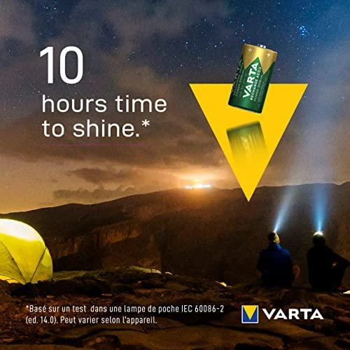 1x2 Varta įkraunamas Accu C Ready2Use NiMH Baby 3000 mAh