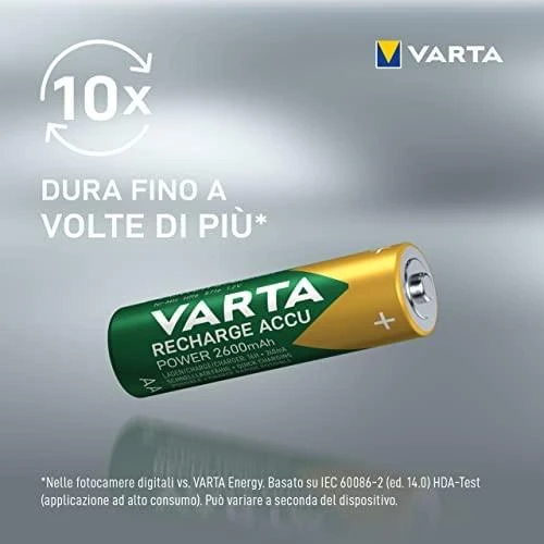 Įkraunami Elementai Varta AA R6 2600 mAh 5716 4 vnt. 
