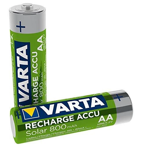 Varta AA HR6 Pakraunamos Baterijos Solar 800mAh 2vnt