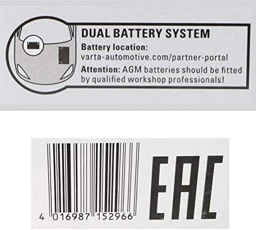VARTA AGM AUX14 13Ah 200A (EN) 12V akumuliatorius