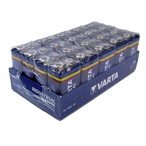 Varta Industrial Pro 6LR61 9V 640mAh baterija 4022, 20 vnt.