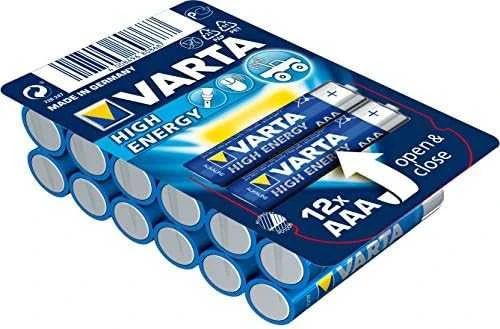 Varta Longlife Power AAA šarminės baterijos 1,5 V, 12 vnt.