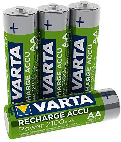 Įkraunami elementai Varta Accu AA Ready2Use NiMH 2100 mAh, 4 vnt.