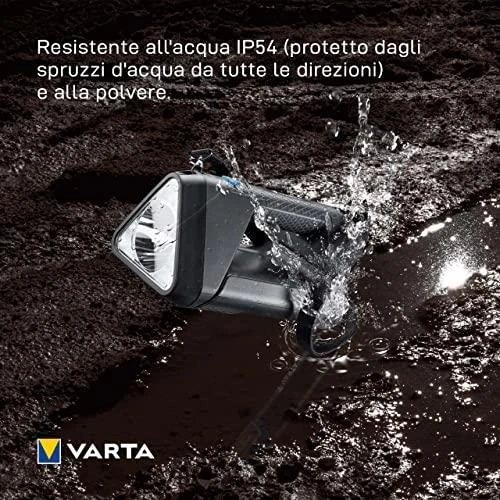 Varta Work Flex Rankinis žibintuvėlis Juoda LED