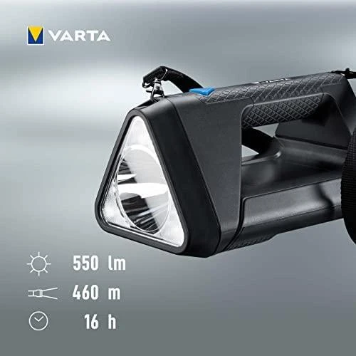 Varta Work Flex Rankinis žibintuvėlis Juoda LED