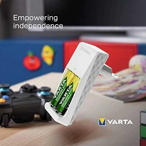 Varta Mini Charger 57656 (su 2xAA) Baterijų įkroviklis