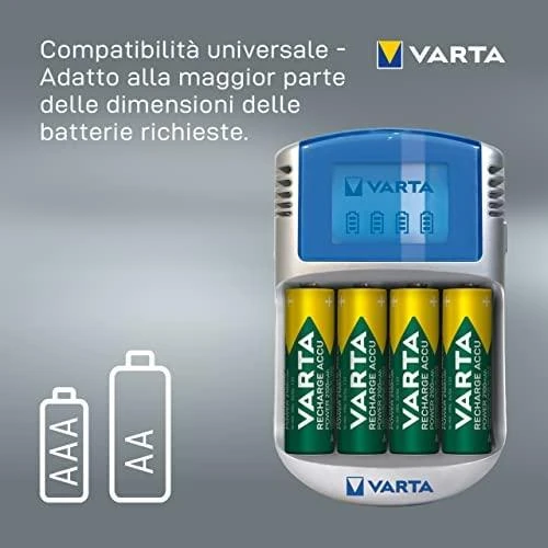 Elementų kroviklis VARTA Power LCD