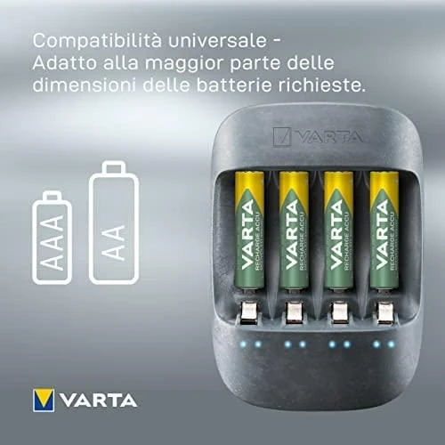 Varta 57680 Ekologiškas baterijų įkroviklis