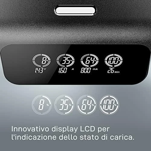 Varta LCD Ultra Fast Charger+ įsk. 4 Batt. 2100 mAh AA + 12V