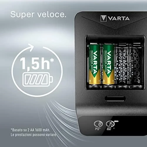 Varta LCD Smart + 4 x AA 2100 mAh 56706