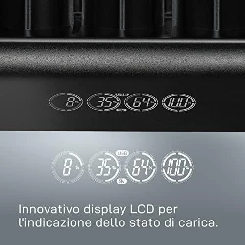 Varta AAA/AA/C/D/9V elementų kroviklis LCD Universal Charger Plus 57688