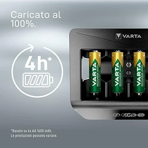 Varta AAA/AA/C/D/9V elementų kroviklis LCD Universal Charger Plus 57688