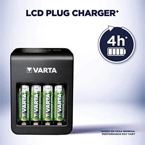 Blow VARTA LCD PLUG+4xAA 2100mAh įkroviklis
