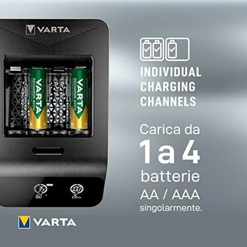 Varta LCD Smart + 4 x AA 2100 mAh 56706