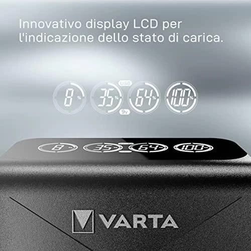 Blow VARTA LCD PLUG+4xAA 2100mAh įkroviklis