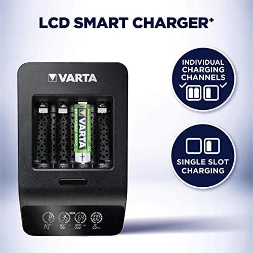 Varta LCD Smart + 4 x AA 2100 mAh 56706