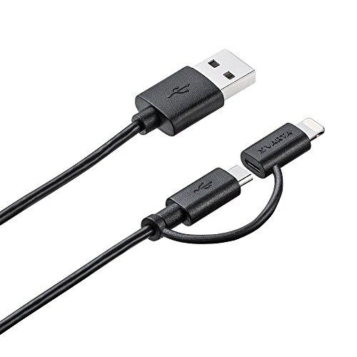 Varta Charge & sync laidas 2in1: Lightning & Micro USB 57943 laidas