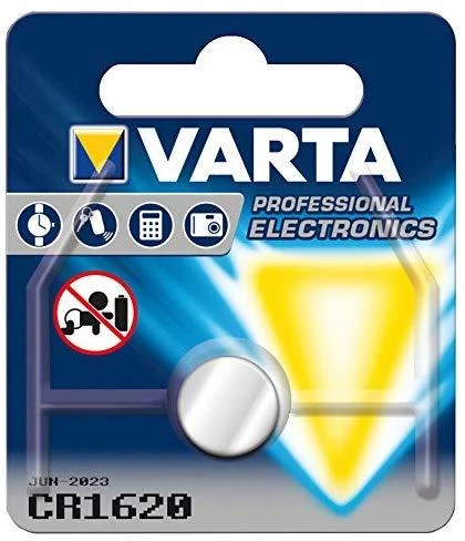 Varta Electronics CR1620 3V 70mAh elementas 6620, 1 vnt.