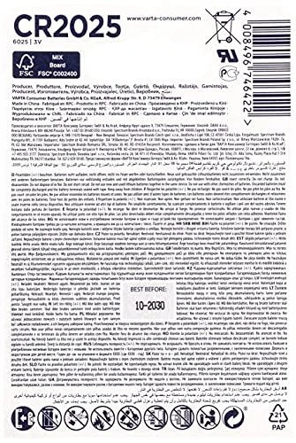 Varta CR2025 Vienkartinė baterija Litis