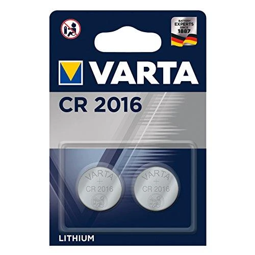 Varta CR2016 ličio baterija 3v 2 vnt