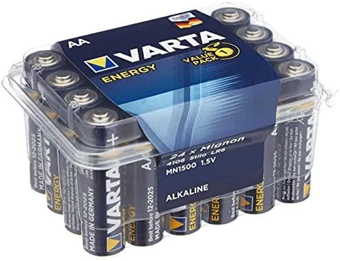 1x24 Varta Energy Mignon AA LR 06 reklaminė dėžutė