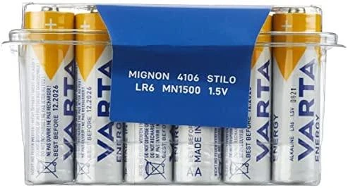 1x24 Varta Energy Mignon AA LR 06 reklaminė dėžutė