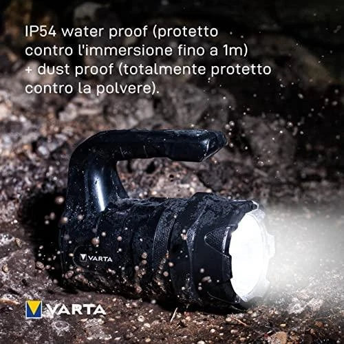 Varta INDESTRUCTIBLE BL20 PRO Rankinis žibintuvėlis Juoda LED